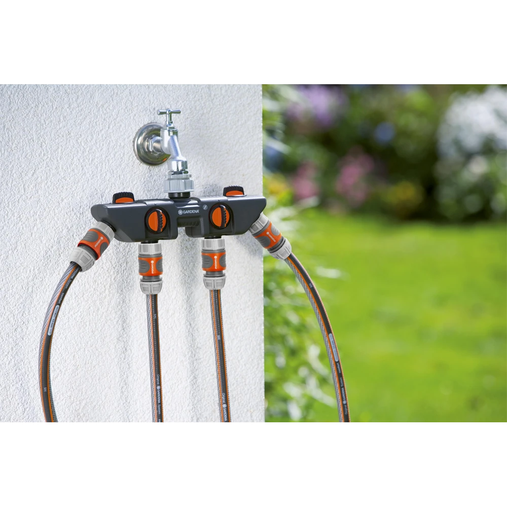 4-weg Waterverdeler - Gardena 2 4-weg Waterverdeler - Gardena - Afbeelding 2