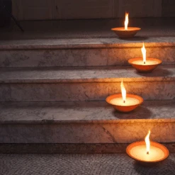 4x Ronde Vuurpot Large - Set Van 4 - Oranje Terracotta - SPAAS -Gardena Winkel 4x ronde vuurpot large set van 4 oranje terracotta spaas 5