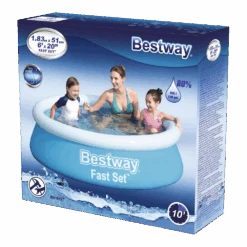Bestway Opblaasbaar Zwembad - Fast Set - 183x51cm 9 Bestway Opblaasbaar Zwembad - Fast Set - 183x51cm -Gardena Winkel bestway opblaasbaar zwembad fast set 183x51cm 5