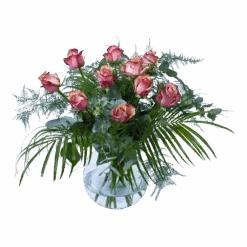 Boeket Rosa Roze Groot