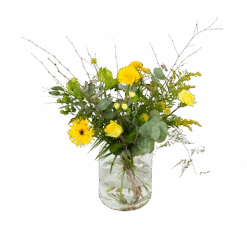 Boeket Vrolijk Geel Klein