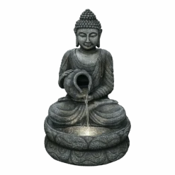 Buddha Met Waterkruik - 81cm Hoog - Polystone