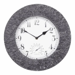 Buitenklok Stonegate Granite - 2in1 - 30cm