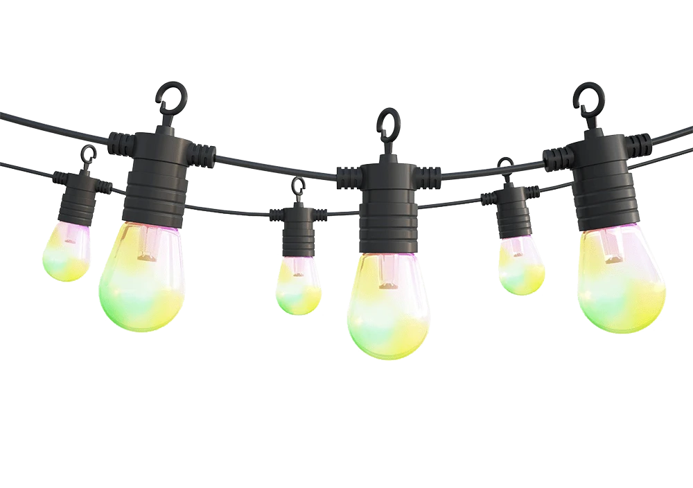 Calex Smart Outdoor Feestverlichting/Partystring - 10M 24V 2 Calex Smart Outdoor Feestverlichting/Partystring - 10M 24V - Afbeelding 2