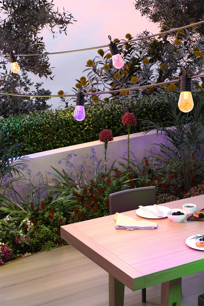 Calex Smart Outdoor Feestverlichting/Partystring - 10M 24V 5 Calex Smart Outdoor Feestverlichting/Partystring - 10M 24V - Afbeelding 5