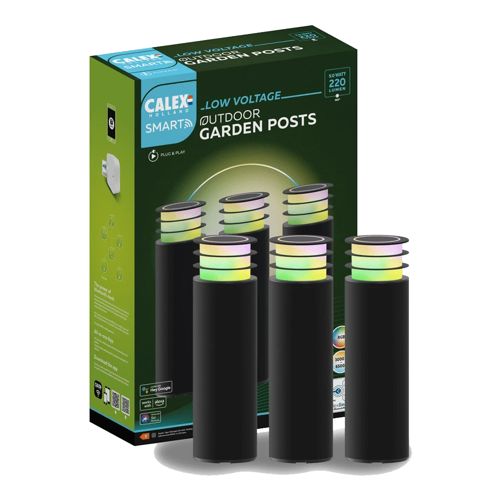 Calex Smart Outdoor Tuinslamp/paal - Set Of 3 - 24V 1 Calex Smart Outdoor Tuinslamp/paal - Set Of 3 - 24V