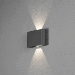 Konstsmide Chieri PowerLED 230V Wandlamp Flush Met Verstelbare Stralingshoeken, 2x 6W -Gardena Winkel chieri powerled 230v wandlamp flush met verstelbare stralingshoeken 2x 6w netstroom 3