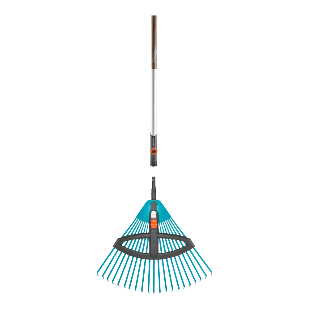 Combisysteem Kunststof Bladhark, Verstelbaar Met Steel - 35cm - Gardena 2 Combisysteem Kunststof Bladhark, Verstelbaar Met Steel - 35cm - Gardena - Afbeelding 2