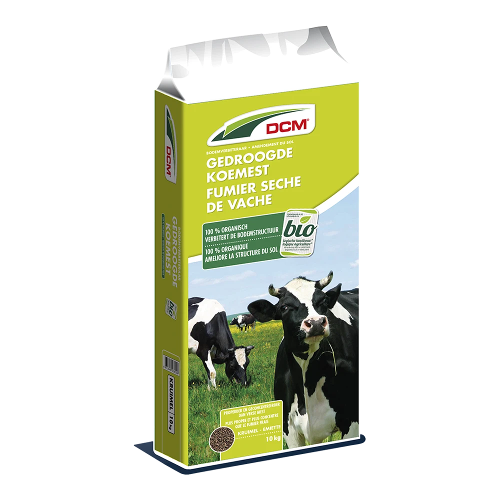 DCM Gedroogde Koemest - 10kg - Tuinplanten Voeding, Gazonmeststof 1 DCM Gedroogde Koemest - 10kg - Tuinplanten Voeding, Gazonmeststof