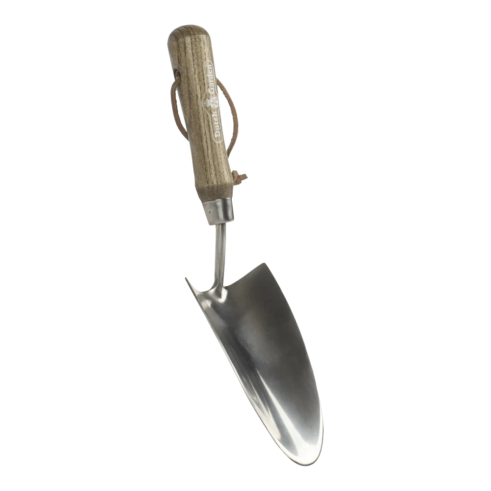 Dutch Garden Verplantschepje Breed RVS FSC Hout - Dutch Garden 1 Dutch Garden Verplantschepje Breed RVS FSC Hout - Dutch Garden