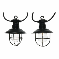 Lumineo Feestverlichting Lichtsnoer - 450cm - 10 LEDS - Warm Wit -Gardena Winkel feestverlichting lichtsnoer 450cm 10 leds warm wit netstroom 3 3