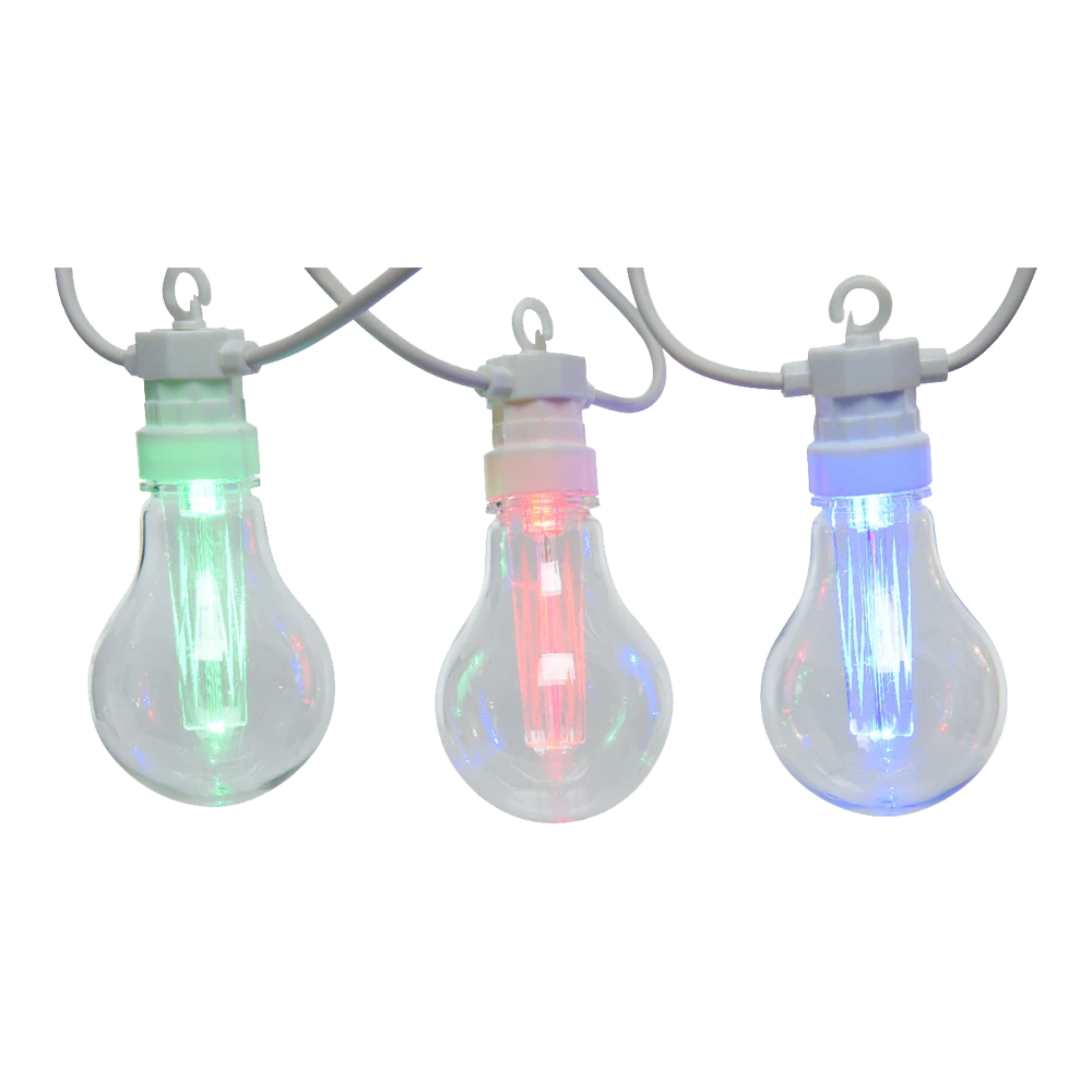 Lumineo Feestverlichting Lichtsnoer - 950cm - 20 LEDS - Multi 3 Lumineo Feestverlichting Lichtsnoer - 950cm - 20 LEDS - Multi - Afbeelding 3