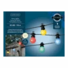 Lumineo Feestverlichting Lichtsnoer - Bolvorm - Twinkel Effect - 950cm - 20 LEDS - Multi