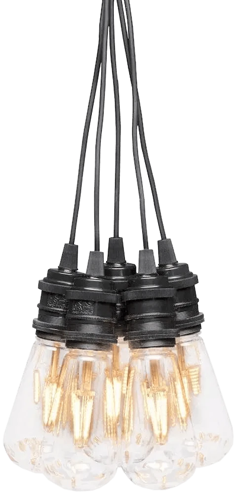 Lichtsnoer Feestverlichting Edison LED Koppelbaar + Dimbaar - Startset - 10m - 10 LED's - Konstsmide 2 Lichtsnoer Feestverlichting Edison LED Koppelbaar + Dimbaar - Startset - 10m - 10 LED's - Konstsmide - Afbeelding 2