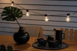 Lichtsnoer Feestverlichting Peer LED Koppelbaar + Dimbaar - Startset - 10m - 20 LED's - Konstsmide -Gardena Winkel lichtsnoer feestverlichting peer led koppelbaar dimbaar startset 10m 20 led s 4