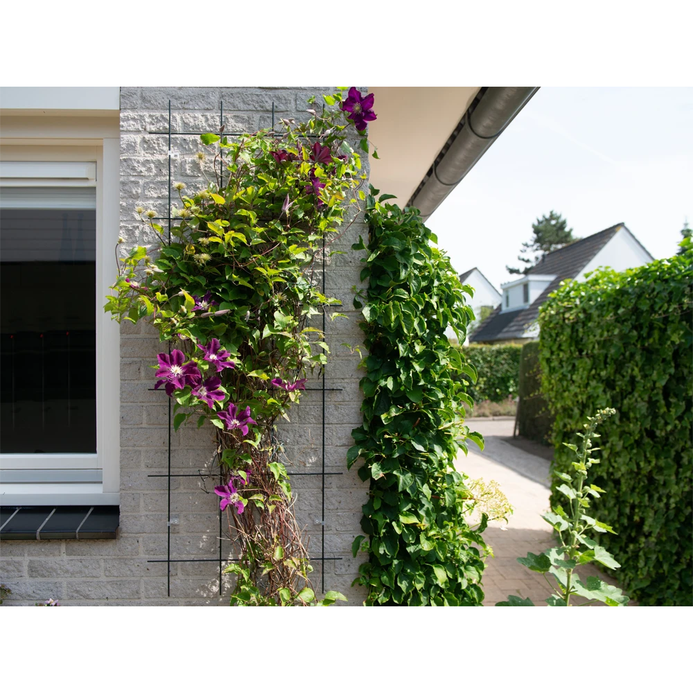 Nature - Metalen Klimrek Geplastificeerd Groen H145x57cm 3 Nature - Metalen Klimrek Geplastificeerd Groen H145x57cm - Afbeelding 3