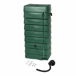 Regentank 276L Kunststof - Groen - H135x60x40cm - Nature