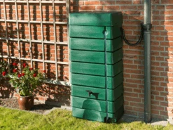 Regentank 276L Kunststof - Groen - H135x60x40cm - Nature -Gardena Winkel regentank 276l kunststof groen h135x60x40cm 7