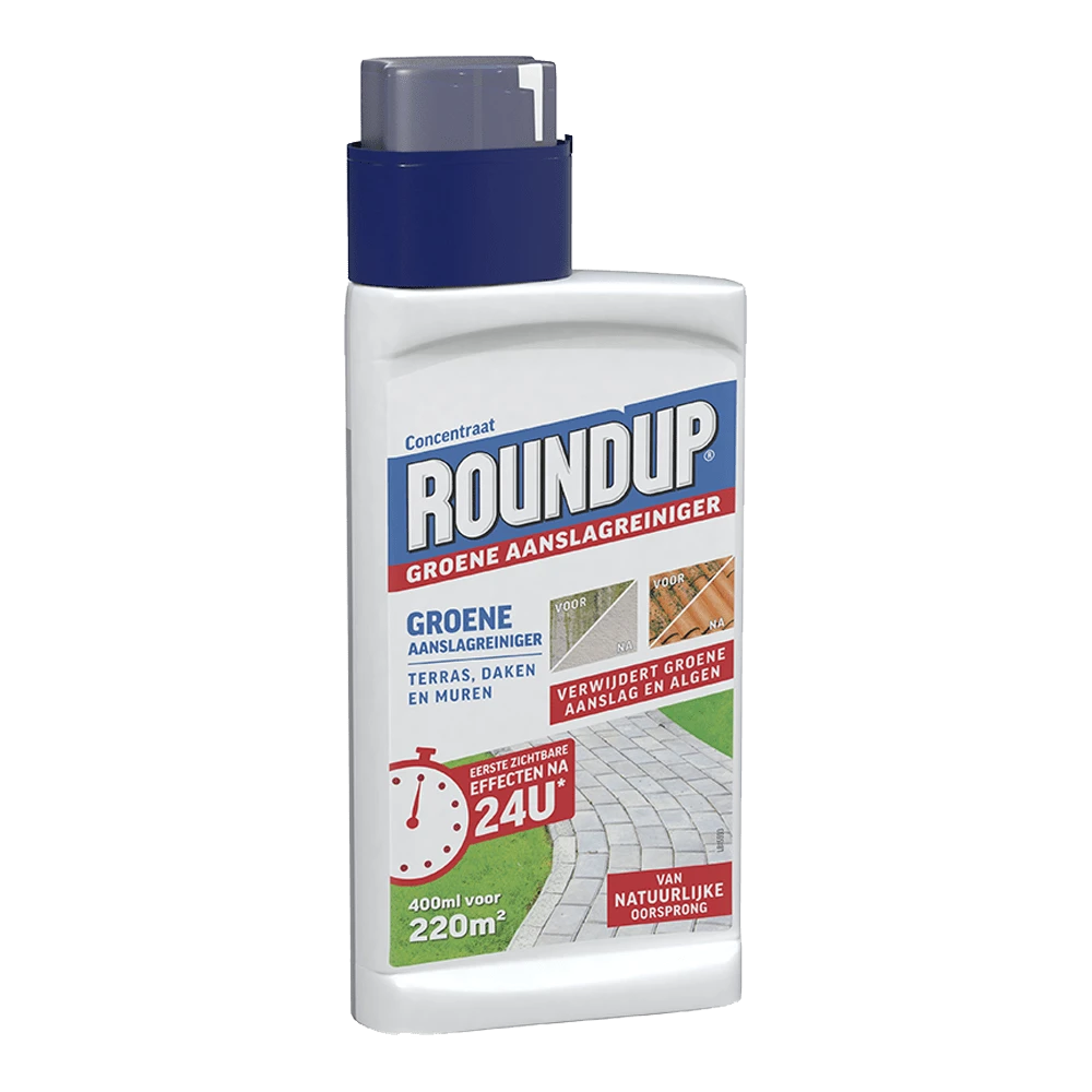 ROUNDUPu00ae Groene Aanslagreiniger Concentraat 400ml - Onkruid En Aanslag 1 ROUNDUPu00ae Groene Aanslagreiniger Concentraat 400ml - Onkruid En Aanslag