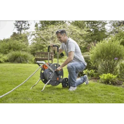 Slangenwagen AquaRoll Easy Set - L - 50m - Gardena -Gardena Winkel slangenwagen aquaroll easy set l 50m gardena 3 7