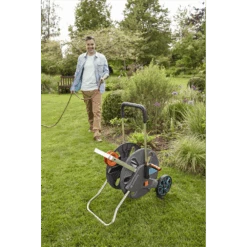Slangenwagen AquaRoll Easy Set - L - 50m - Gardena -Gardena Winkel slangenwagen aquaroll easy set l 50m gardena 4 7