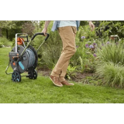 Slangenwagen AquaRoll Easy Set - L - 50m - Gardena -Gardena Winkel slangenwagen aquaroll easy set l 50m gardena 5 7