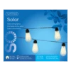 Lumineo Solar Feestverlichting Lichtsnoer - Flashing Effect - 180cm - 10 LEDS - Warm Wit