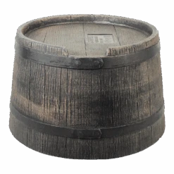 Standaard Voor Nature Regenton 120L Met Houtlook - H30,5xu00d858cm - Nature