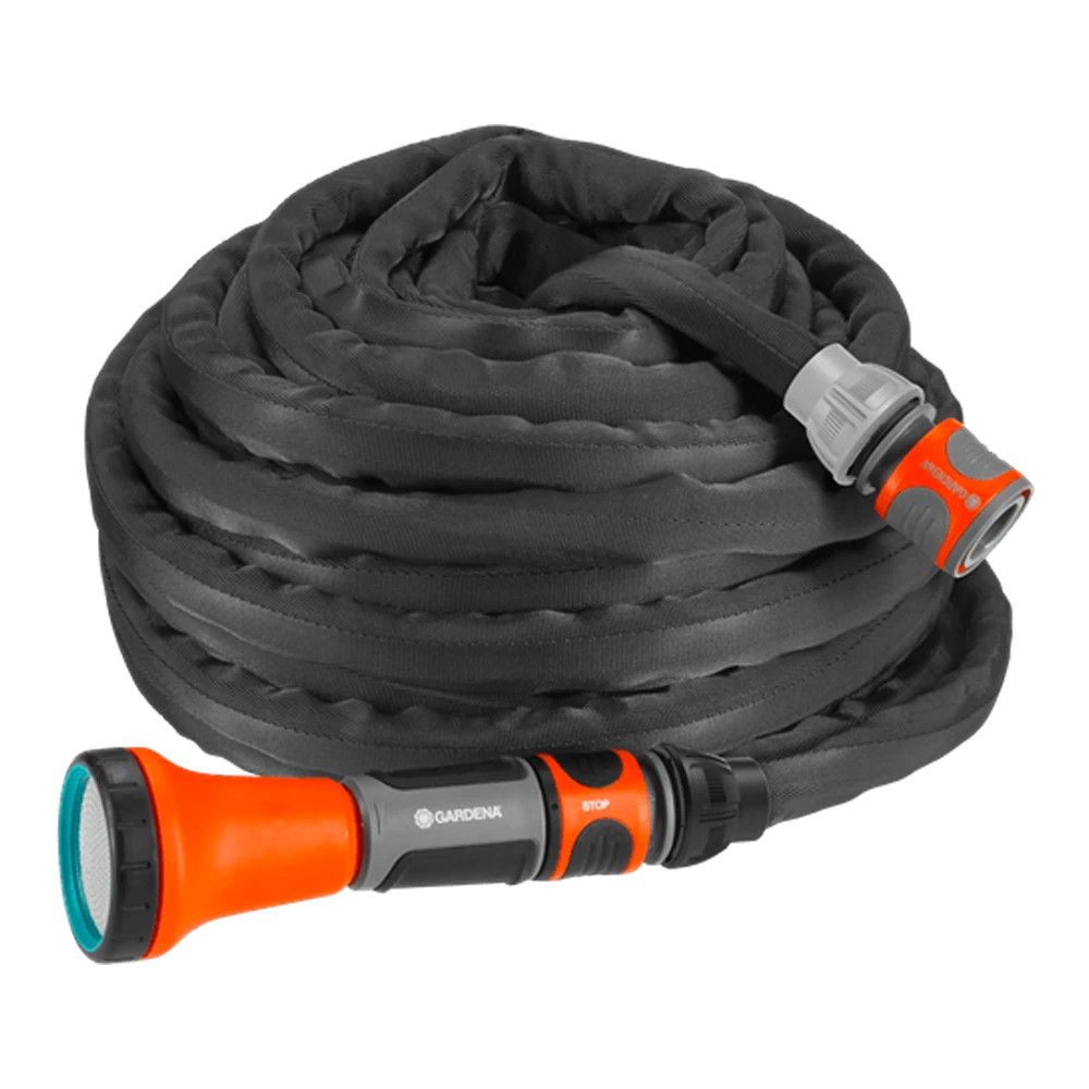 Textielslang Liano 15 M Met Broes - Gardena 1 Textielslang Liano 15 M Met Broes - Gardena