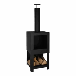 Tuinhaard Met Houtopslag - Fancy Flames -Gardena Winkel tuinhaard met houtopslag fancy flames 3