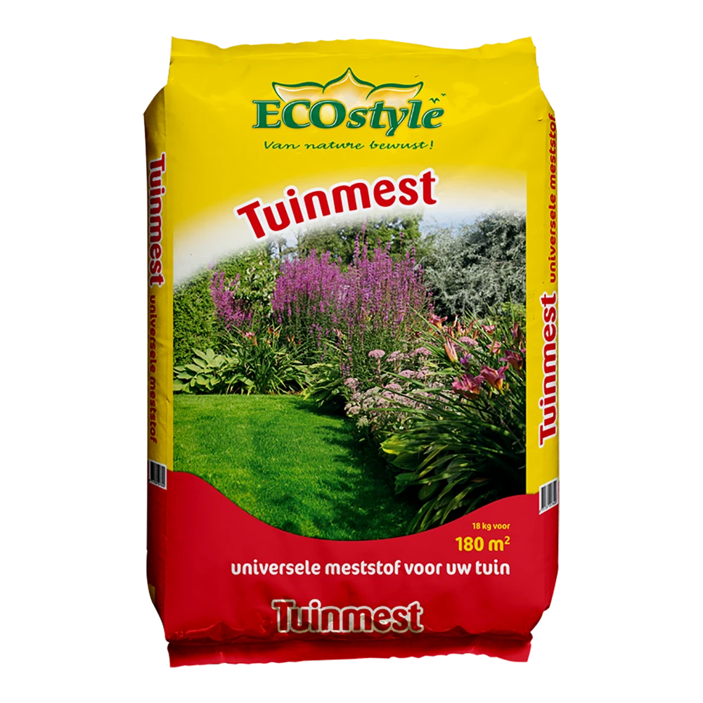 EcoStyle Tuinmest 18kg - Tuinplanten Voeding, Gazonmeststof 1 EcoStyle Tuinmest 18kg - Tuinplanten Voeding, Gazonmeststof