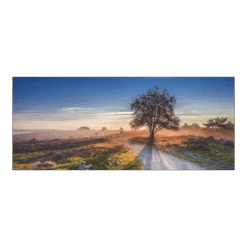 Tuinposter Boom Op Heide - 110x45cm