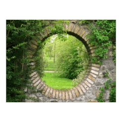 Tuinposter Stenendoorkijk - L - 120x90cm