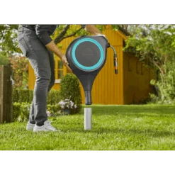 Tuinslangbox RollUp - M - 20m - Blauw - Gardena -Gardena Winkel tuinslangbox rollup m 20m blauw gardena 5 7