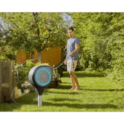 Tuinslangbox RollUp - M - 20m - Blauw - Gardena -Gardena Winkel tuinslangbox rollup m 20m blauw gardena 7 7