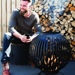 Vuurbal Met Strepen - D60cm - Fancy Flames 11 Vuurbal Met Strepen - D60cm - Fancy Flames -Gardena Winkel vuurbal met strepen d60cm fancy flames 6