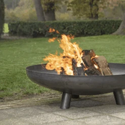Vuuschaal Staal - D100cm - Fancy Flames 6 Vuuschaal Staal - D100cm - Fancy Flames -Gardena Winkel vuuschaal staal d100cm fancy flames 3