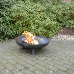 Vuuschaal Staal - D70cm - Fancy Flames -Gardena Winkel vuuschaal staal d70cm fancy flames 4