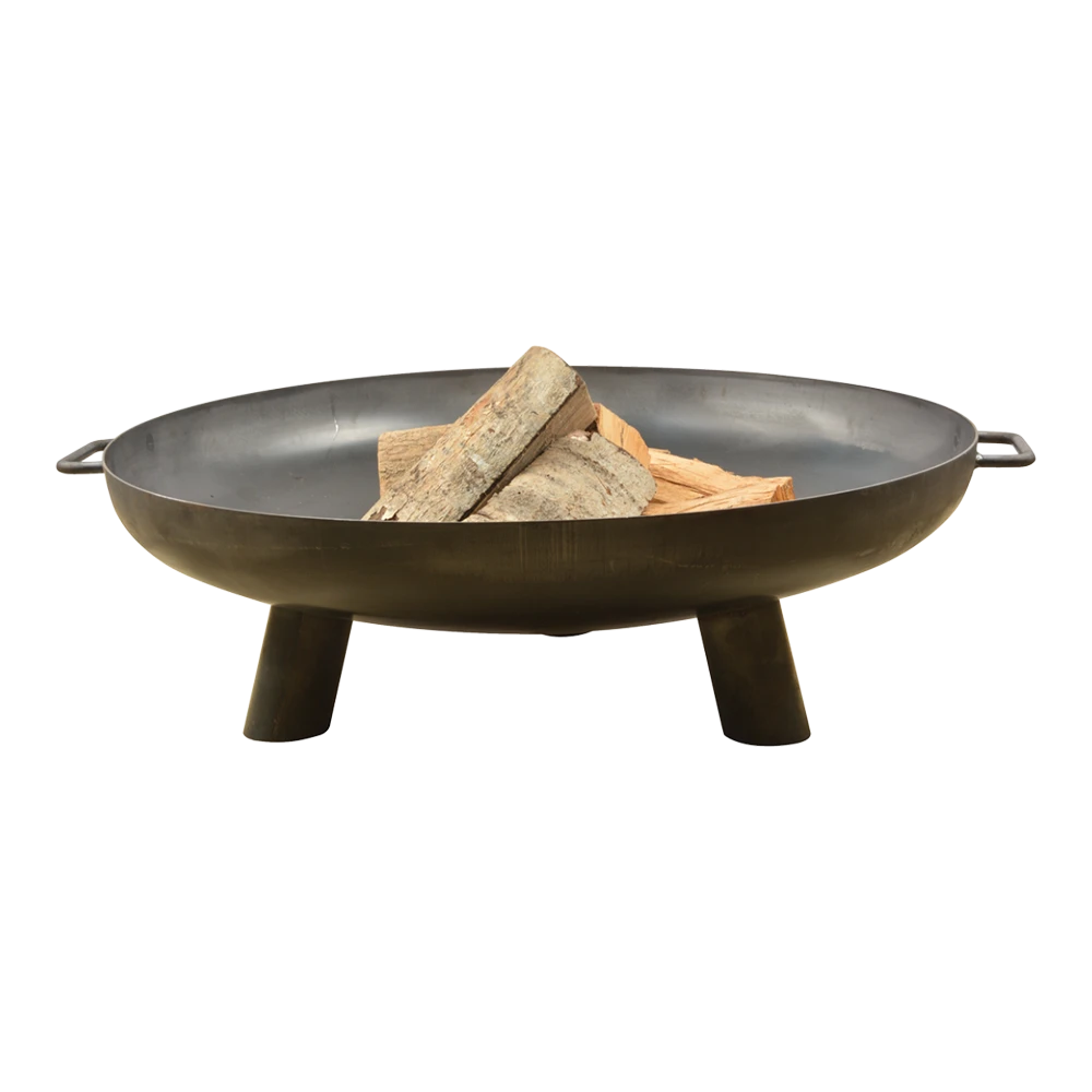 Vuuschaal Staal - D80cm - Fancy Flames 2 Vuuschaal Staal - D80cm - Fancy Flames - Afbeelding 2