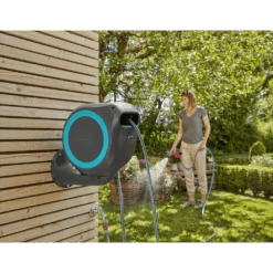 Wandslangenbox RollUp - S - 15m - Blauw - Gardena -Gardena Winkel wandslangenbox rollup s 15m blauw gardena 7 7