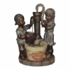Waterornament Kinderen Aan Pomp - 61,2cmcm Hoog - Polystone